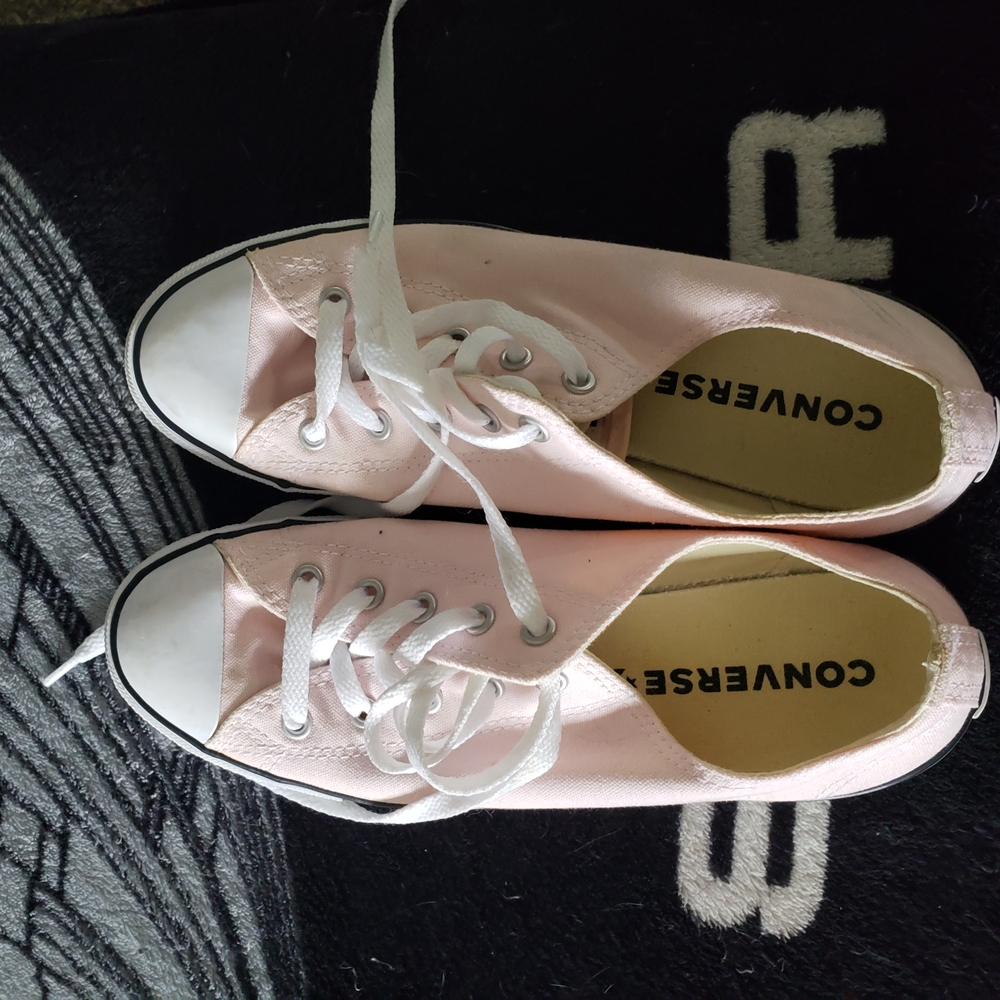 Converse Pink Low-Top Sneakers